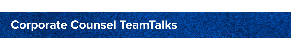 Corporate Counsel TeamTalks
